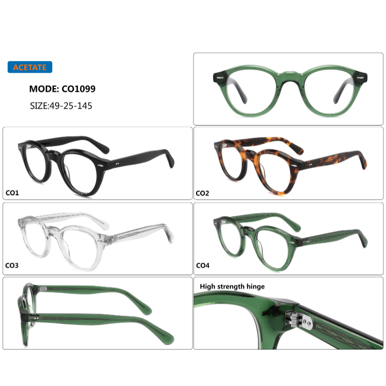 Premium acetate optical frames 1100 series