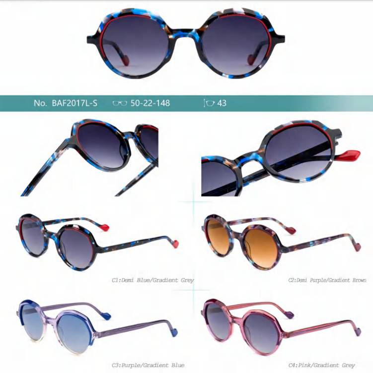 high end acetate sunglasses BAF series