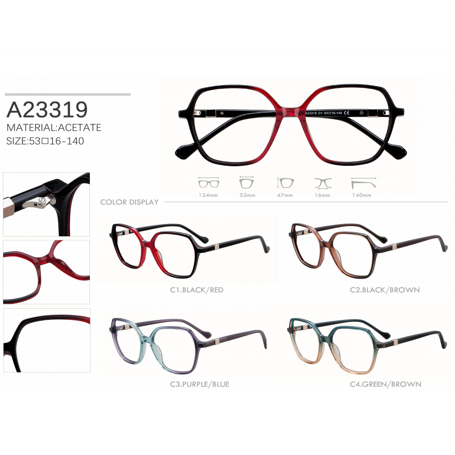 Quality acetate optical A23-2 series