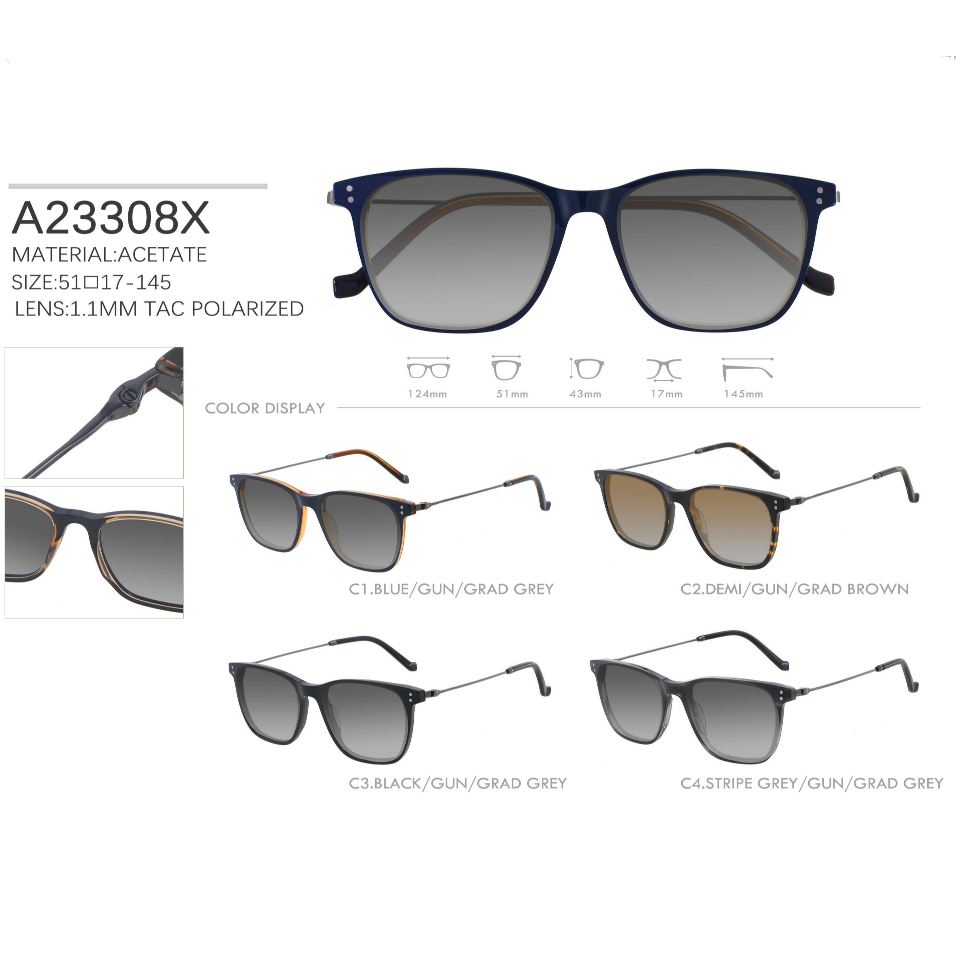 Quality acetate sunglasses A23-2 series
