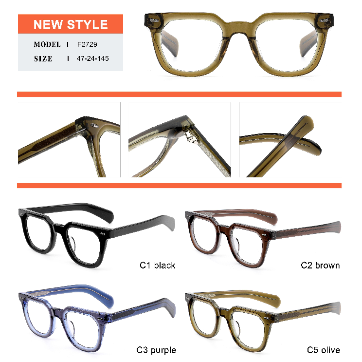 Premium acetate optical frame F27.F28sereies-oct 2024