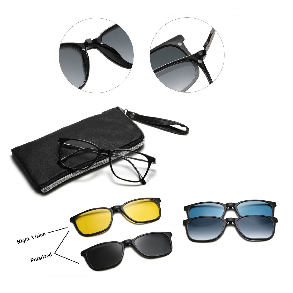 6080-6089 tr90 clip on with four lens compressed